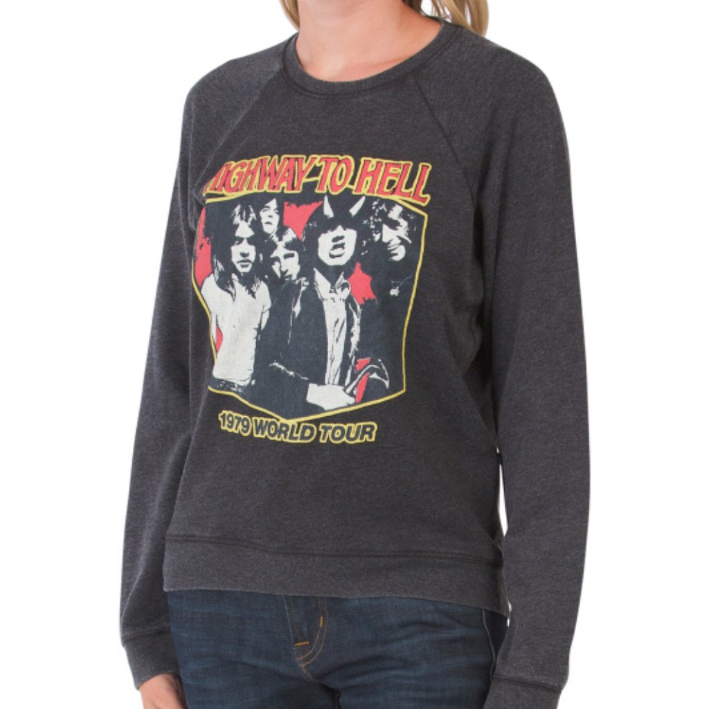 Lucky Brand Highway To Hell Boyfriend Sweatshirt Nwt